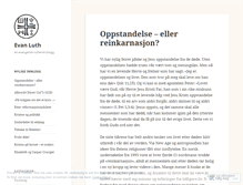 Tablet Screenshot of evanluth.com